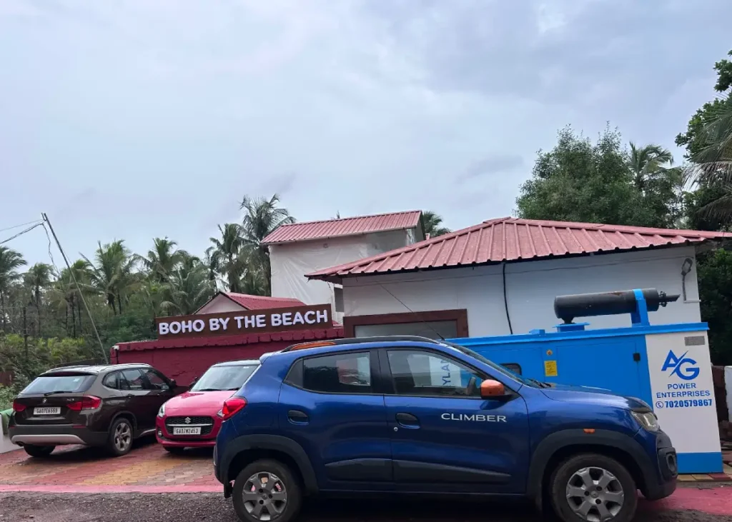 Best resorts near Morjim beach with parking