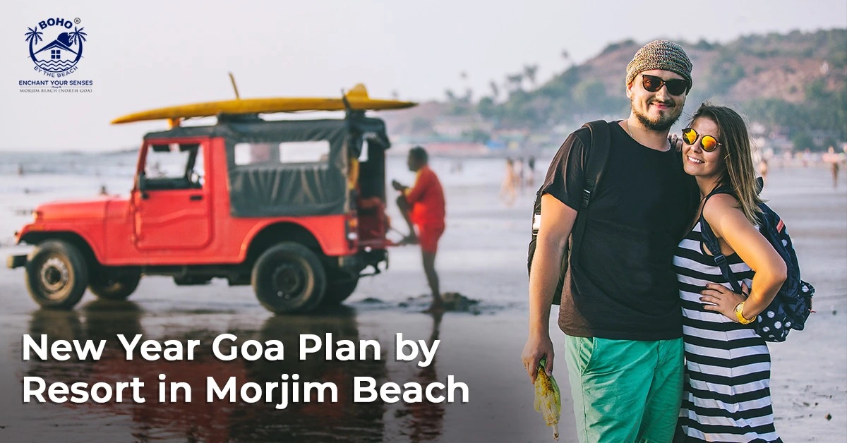 3 Days New Year Goa Plan By Resort in Morjim Beach