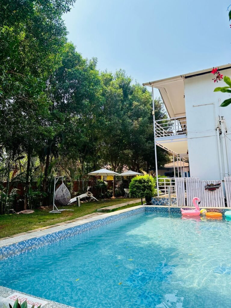 Best resorts in Morjim North Goa with pool