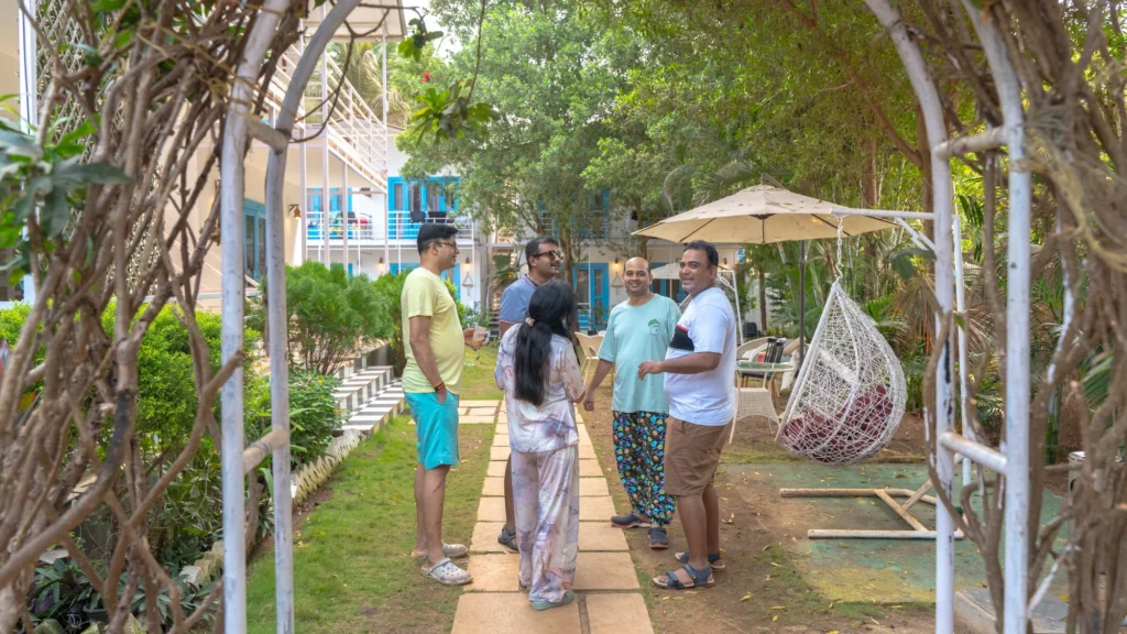 Resort near Morjim beach Goa for family