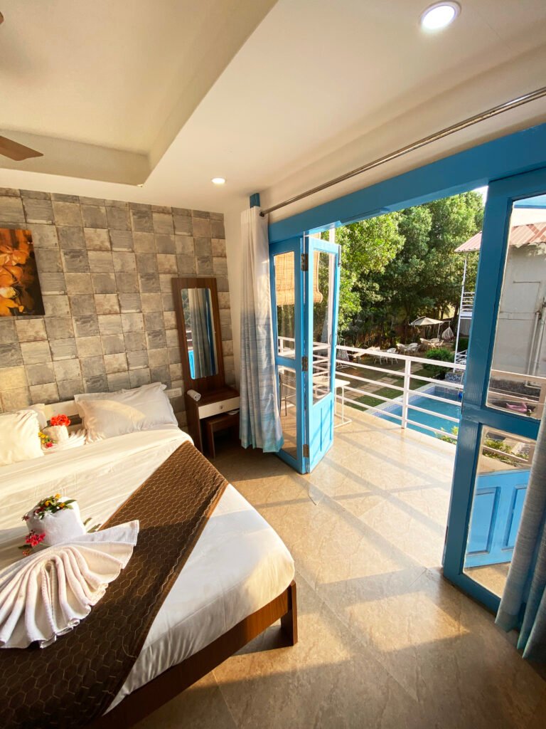 Morjim resort in Goa