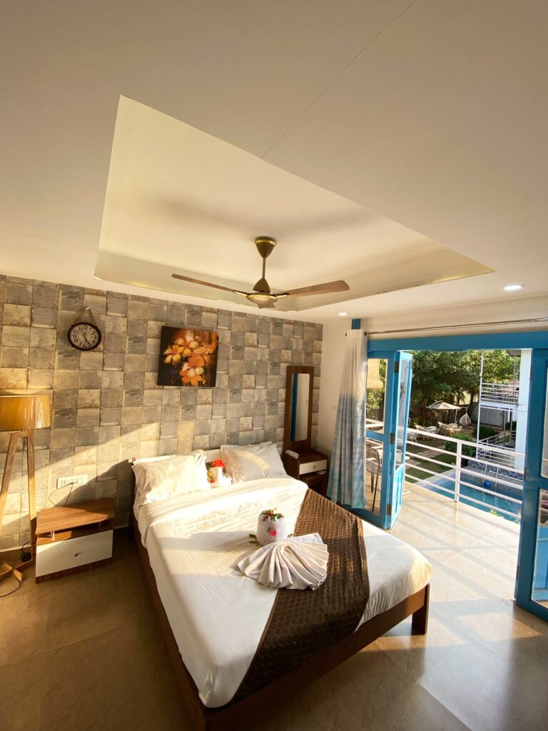 Resort in Morjim with pool